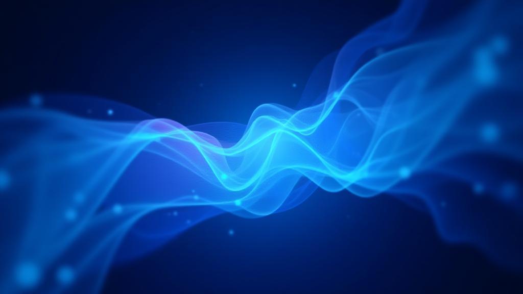 Abstract digital design representing innovation and data flow for QuantumShift.